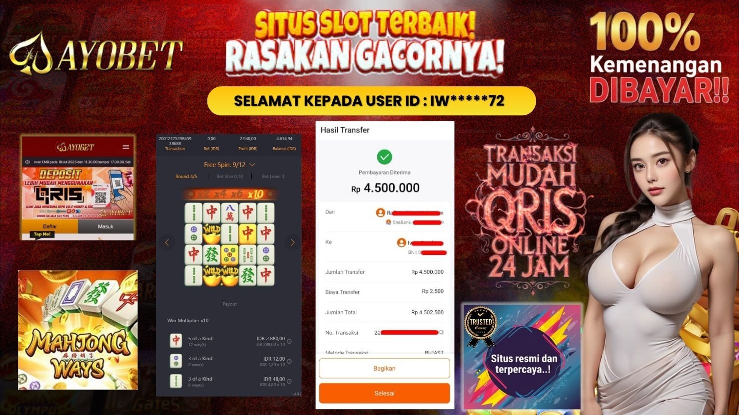 AYOBET JACKPOT SLOT MAHJONG WAYS